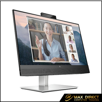 HP E24mv 23.8" Full HD IPS Conferencing Monitor – Built-in Webcam, Dual Mics & Speakers