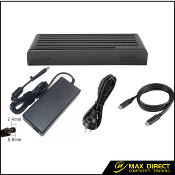 Targus DOCK180 Universal USB-C Docking Station Dual Display HDMI/DP with power adapter