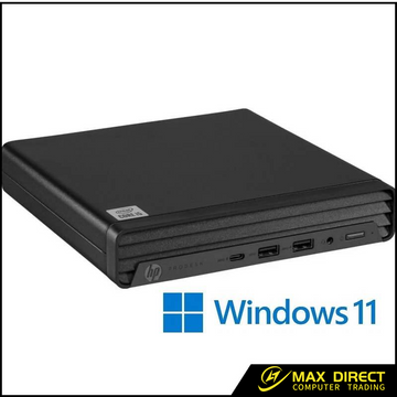HP ProDesk 400 G6 Mini Desktop i5-10500T 16GB RAM 256GB SSD W11P Wi-Fi