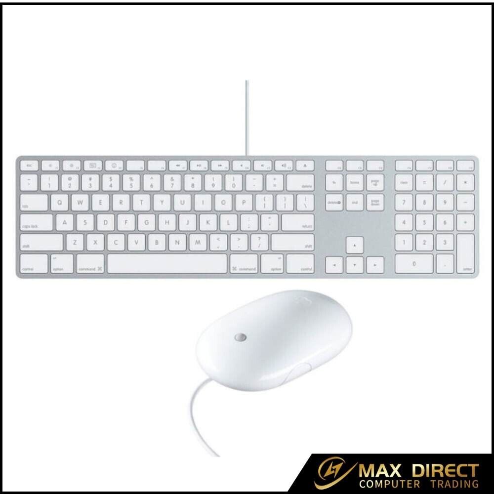 Genuine Apple Keyboard A1243 Wired USB keyboard & mouse with number key For iMac