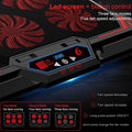 Laptop Cooling Pad 6 cooler fan 12-17 inch Gaming Notebook LED Light USB Port