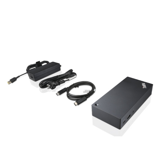 Lenovo ThinkPad USB-C Docking Station DK1633 40A9  USB-C Cable Power Adapter