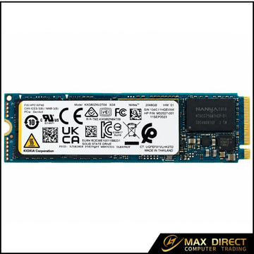 KIOXIA XG8 2TB M.2 2280 NVMe PCIe Gen4 x4 SSD KXG80ZNV2T04 (Used)