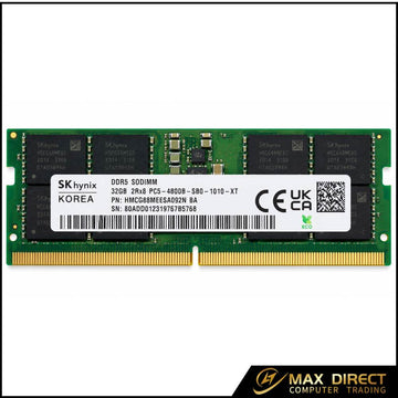 SK Hynix 32GB DDR5 4800MHz PC5-38400 2Rx8 SO-DIMM Laptop RAM Memory