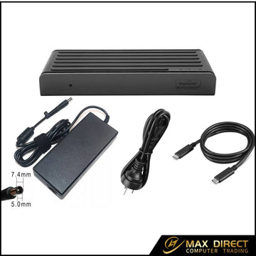 Targus DOCK180 Universal USB-C Docking Station Dual Display HDMI/DP with power adapter