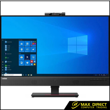 Lenovo ThinkVision T27H-20 27" QHD LCD Monitor  2560x1440 HDMI Display USB-C Webcam built-in speaker