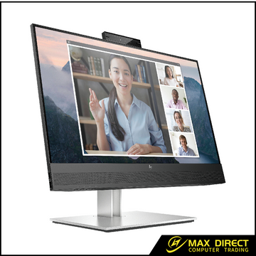 HP E24mv 23.8" Full HD IPS Conferencing Monitor – Built-in Webcam, Dual Mics & Speakers