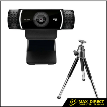 Logitech C922 Pro HD Video Stream Webcam with Tripod Free Post