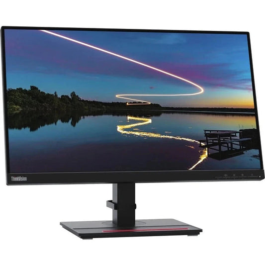 2 × Lenovo ThinkVision T24h-20 23.8" QHD IPS USB-C Monitors + QFM03-24 Dual Monitor Arm