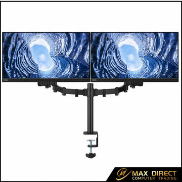 2 × Lenovo ThinkVision T24h-20 23.8" QHD IPS USB-C Monitors + QFM03-24 Dual Monitor Arm